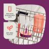 Contigo Leighton Kids Water Bottle, 2-Pack, 14oz, Spill-Proof, Blue Raspberry/Azalea & Butterlies/Llamas, Dishwasher Safe Tumbler with Straw(Coral/Grape)