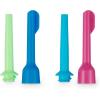 Contigo Leighton Kids Water Bottle, 2-Pack, 14oz, Spill-Proof, Blue Raspberry/Azalea & Butterlies/Llamas, Dishwasher Safe Tumbler with Straw(Dragonfruit Wildflowers & Blue Poppy Clouds)