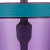 Contigo Leighton Kids Water Bottle, 2-Pack, 14oz, Spill-Proof, Blue Raspberry/Azalea & Butterlies/Llamas, Dishwasher Safe Tumbler with Straw(Eggplant)