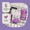 Contigo Leighton Kids Water Bottle, 2-Pack, 14oz, Spill-Proof, Blue Raspberry/Azalea & Butterlies/Llamas, Dishwasher Safe Tumbler with Straw(Grape (Tulips GFX))