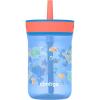 imageContigo Leighton Kids Water Bottle 2Pack 14oz SpillProof Blue RaspberryAzalea ampamp ButterliesLlamas Dishwasher Safe Tumbler with StrawBlue PoppyNarwhals