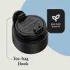 Contigo West Loop Stainless Steel Vacuum-Insulated Travel Mug with Spill-Proof Lid, Vervain; Midnight Berry, 16 Ounces, 2-Pack(Glacier Frosted Pearl)