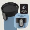 Contigo West Loop Stainless Steel Vacuum-Insulated Travel Mug with Spill-Proof Lid, Vervain; Midnight Berry, 16 Ounces, 2-Pack(Glacier Frosted Pearl)