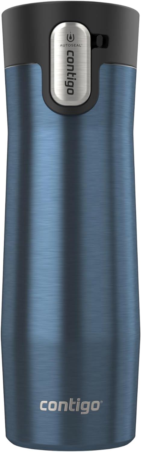 Contigo West Loop Mini tasse de voyage Autoseal en acier inoxydable | Bouteille isotherme | Gobelet