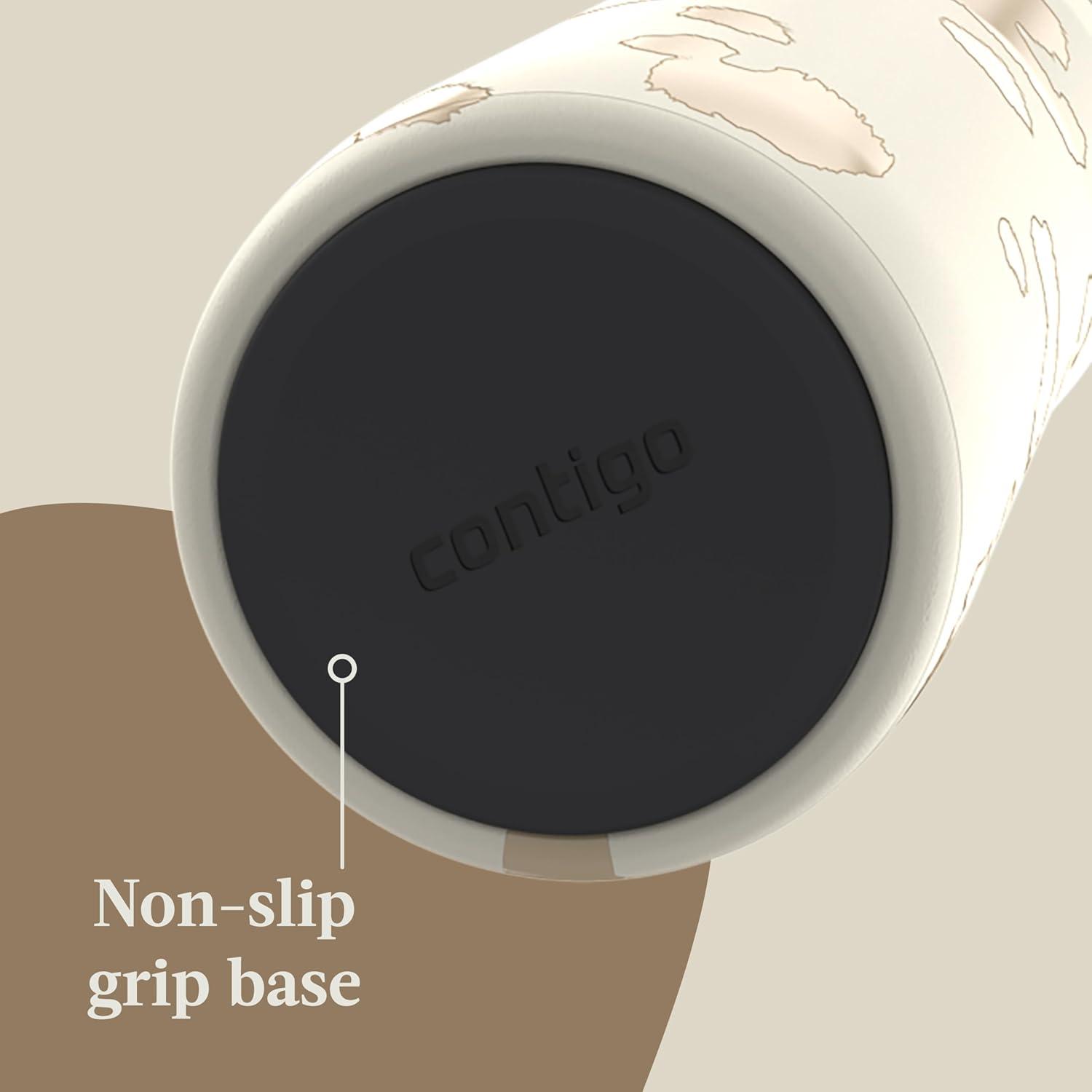 imageContigo x Ally Love Streeterville Stainless Steel Tumbler with Straw Easy Clean Lid Leak Proof BPA Free 24oz OatmilkOatmilk