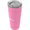Bubba Envy Stainless Steel Tumbler with Straw, Stainless Steel with Clear Lid, 24oz(Azalea)