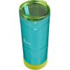 Bubba Envy Stainless Steel Tumbler with Straw, Stainless Steel with Clear Lid, 24oz(Island Teal Iridescent)