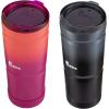 Bubba Envy Stainless Steel Tumbler with Straw, Stainless Steel with Clear Lid, 24oz(Pink Sorbet & Licorice)