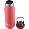 Bubba Radiant Stainless Steel Growler Simple Lid 64oz, Rubberized Water Bottle, Medium, Scuba(Electric Berry)