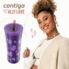 Contigo® AUTOCLOSE® Shake & Go® 20oz Tumbler Glacier Pearl(Violet)