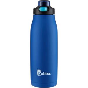 Bubba Radiant Stainless Steel Growler Simple Lid 64oz, Rubberized Water Bottle, Medium, Scuba(Cobalt)