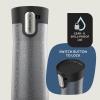 Contigo x Ally Love Stainless Steel Vacuum-Insulated Travel Mug with Autoseal and Easy Clean Lid, Spill-proof, Keeps Drinks cold 24 hrs & hot for 11 hrs, BPA Free, 16oz., West Loop 3.0, Violet(Crystal Blueberry; Crystal Sake)