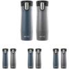 Contigo x Ally Love Stainless Steel Vacuum-Insulated Travel Mug with Autoseal and Easy Clean Lid, Spill-proof, Keeps Drinks cold 24 hrs & hot for 11 hrs, BPA Free, 16oz., West Loop 3.0, Violet(Crystal Blueberry; Crystal Sake)