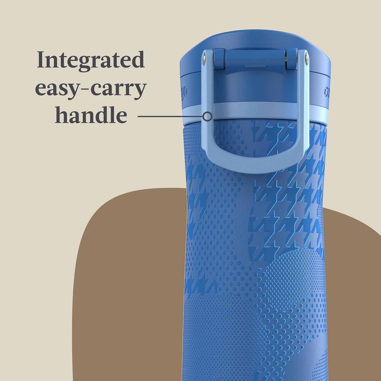 imageContigo Jackson Chill 20 Stainless Steel Water Bottle with AUTOPOP Lid 20oz Pink LemonadeStellar Jay