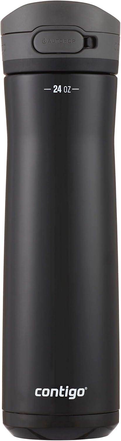 imageContigo Jackson Chill 20 Stainless Steel Water Bottle with AUTOPOP Lid 20oz SteelDragonfruitLicorice