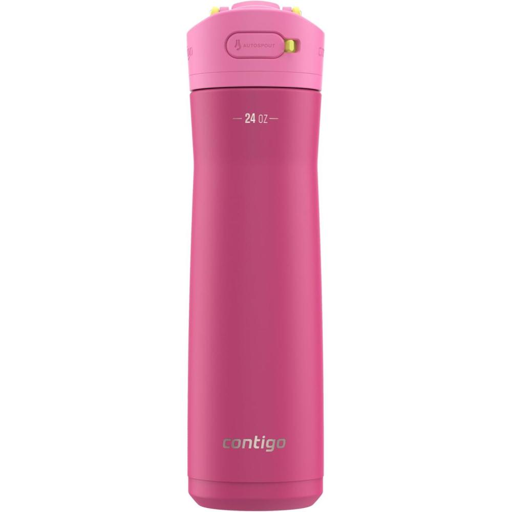 imageContigo Ashland Chill 20 Water Bottle 24 oz 2Pack Glacier Stainless steel wLicoriceWildberry