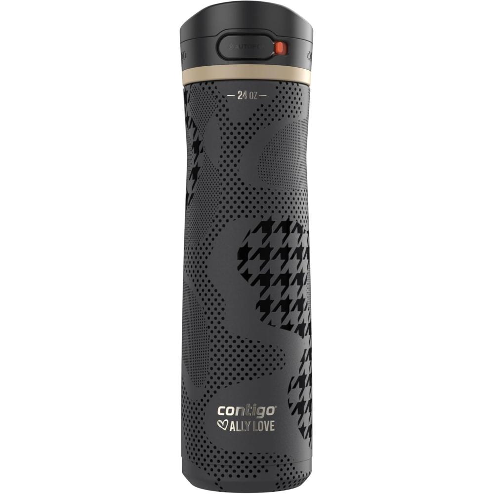 imageContigo Jackson Chill 20 Stainless Steel Water Bottle with AUTOPOP Lid 20oz SteelDragonfruitLicorice
