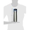 Contigo Ashland Chill 2.0 Water Bottle, 24 oz, 2-Pack, Glacier; Stainless steel w/Licorice(Stainless Steel & Blue Poppy)