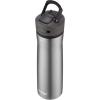 Contigo Ashland Chill 2.0 Water Bottle, 24 oz, 2-Pack, Glacier; Stainless steel w/Licorice(Steel/Licorice)