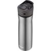 Contigo Ashland Chill 2.0 Water Bottle, 24 oz, 2-Pack, Glacier; Stainless steel w/Licorice(Steel/Licorice)