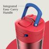 Contigo Ashland Chill 2.0 Water Bottle, 24 oz, 2-Pack, Glacier; Stainless steel w/Licorice(Watermelon Ombre)