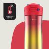 Contigo Ashland Chill 2.0 Water Bottle, 24 oz, 2-Pack, Glacier; Stainless steel w/Licorice(Watermelon Ombre)