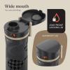 Contigo Jackson Chill 2.0 Stainless Steel Water Bottle with AUTOPOP Lid, 20oz, Steel/Dragonfruit(Licorice)