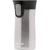Contigo Pinnacle Vacuum-Insulated Stainless Steel Travel Mug with Spill-Proof Lid, Reusable Coffee Cup or Water Bottle with Leak-Proof Lid, Keeps Drinks Hot or Cold for Hours, 14oz White Marble(Stainless Steel)