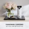 Contigo Pinnacle Vacuum-Insulated Stainless Steel Travel Mug with Spill-Proof Lid, Reusable Coffee Cup or Water Bottle with Leak-Proof Lid, Keeps Drinks Hot or Cold for Hours, 14oz White Marble(Twilight Shell)