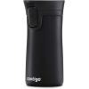 Contigo Pinnacle Vacuum-Insulated Stainless Steel Travel Mug with Spill-Proof Lid, Reusable Coffee Cup or Water Bottle with Leak-Proof Lid, Keeps Drinks Hot or Cold for Hours, 14oz White Marble(Black)