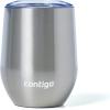 Contigo River North Stainless Steel Wine Tumbler with Spill-Proof Lid, Leak-Proof 12oz Reusable Wine Glass, Dishwasher Safe & Keeps Drinks Hot or Cold for Hours, Sunbeam Gold(16 Ounces)