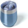Contigo River North Stainless Steel Wine Tumbler with Spill-Proof Lid, Leak-Proof 12oz Reusable Wine Glass, Dishwasher Safe & Keeps Drinks Hot or Cold for Hours, Sunbeam Gold(16 Ounces)