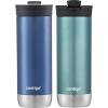 Contigo SNAPSEAL Insulated Stainless Steel Travel Mug, 20oz., Blue Corn & Bubble Tea(Blue Corn & Bubble Tea)