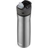 Contigo Ashland Chill 2.0 Water Bottle, 24 oz, 2-Pack, Glacier; Stainless steel w/Licorice(Steel/Licorice)