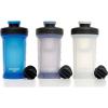 Contigo Fit Shake & Go 2.0 Shaker Bottle with Leak-Proof Lid, 20oz Gym Water Bottle with Whisk and Carabiner Handle, Dishwasher Safe Mixer Bottle, 3-Pack Blue Poppy & Earl Grey & Salt