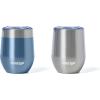 Contigo River North Stainless Steel Wine Tumbler with Spill-Proof Lid, Leak-Proof 12oz Reusable Wine Glass, Dishwasher Safe & Keeps Drinks Hot or Cold for Hours, Sunbeam Gold(16 Ounces)