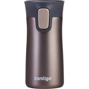 Contigo Pinnacle Vacuum-Insulated Stainless Steel Travel Mug with Spill-Proof Lid, Reusable Coffee Cup or Water Bottle with Leak-Proof Lid, Keeps Drinks Hot or Cold for Hours, 14oz White Marble(Trans Matte)