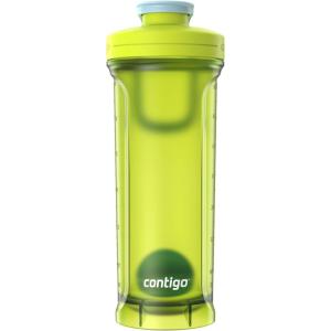 Contigo Shake & Go Water Bottle, 28 oz, Bolt/Blue Poppy(Bolt/Blue Poppy)